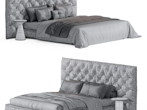 Full Moon Bed by Bonaldo 3D Model