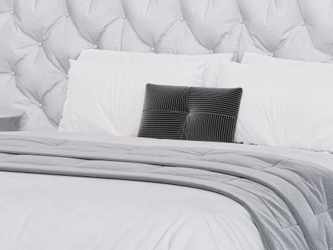 Full Moon Bed by Bonaldo 3D Model