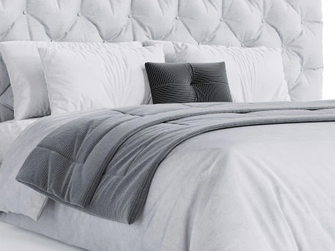 Full Moon Bed by Bonaldo 3D Model