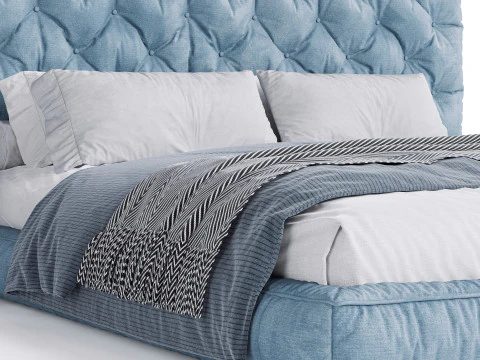 Full Moon Bed by Bonaldo 3D Model