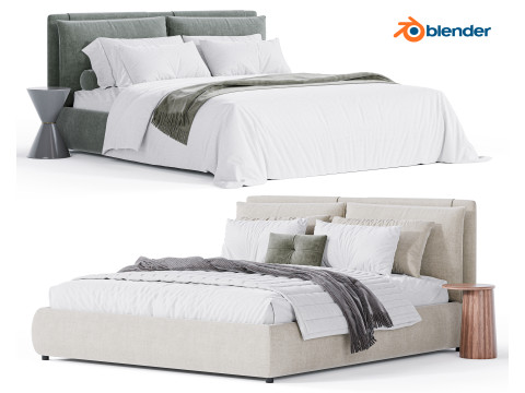 Blend Bed By Diotti 3D Model