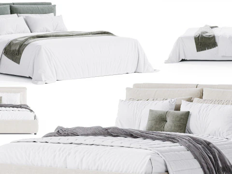 Blend Bed By Diotti 3D Model