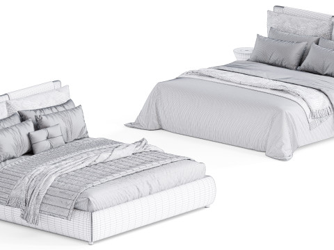 Blend Bed By Diotti 3D Model