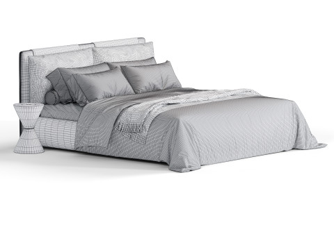 Blend Bed By Diotti 3D Model
