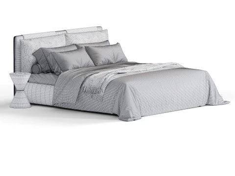 Blend Bed By Diotti 3D Model