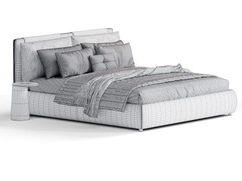 Blend Bed By Diotti 3D Model