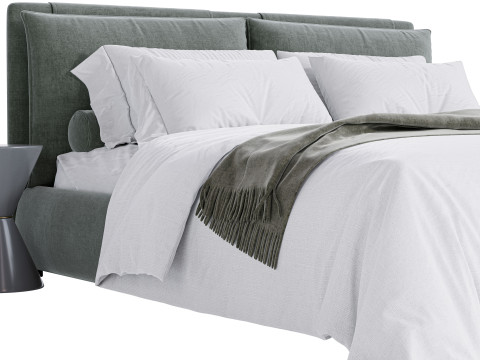 Blend Bed By Diotti 3D Model