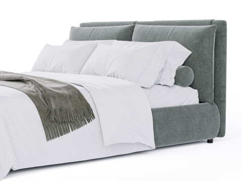 Blend Bed By Diotti 3D Model
