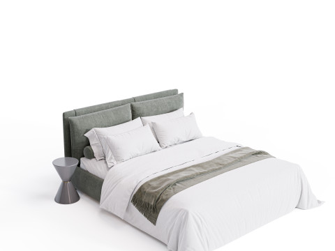 Blend Bed By Diotti 3D Model