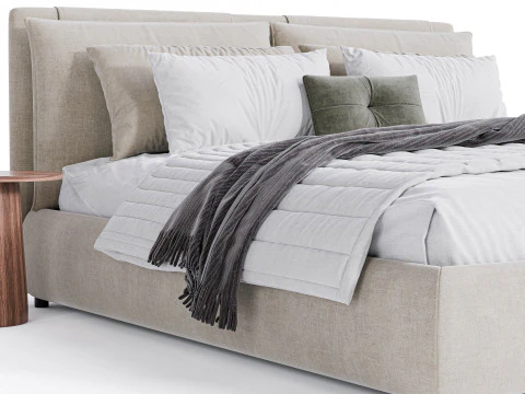 Blend Bed By Diotti 3D Model