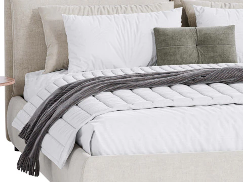 Blend Bed By Diotti 3D Model
