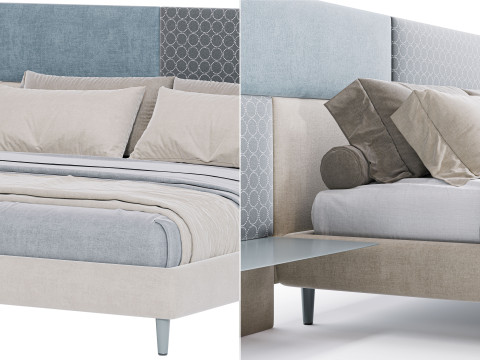 Boiserie Jolly Bed By Diotti 3D Model