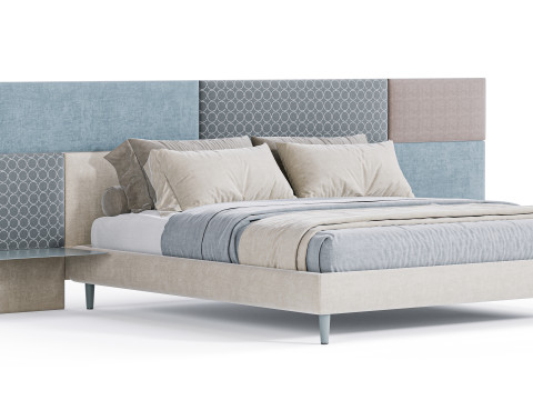 Boiserie Jolly Bed By Diotti 3D Model