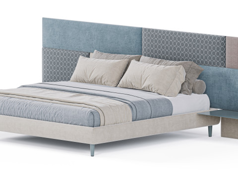 Boiserie Jolly Bed By Diotti 3D Model