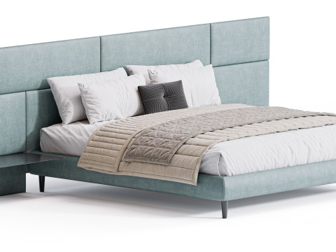 Boiserie Jolly Bed By Diotti 3D Model