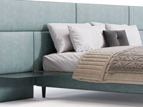 Boiserie Jolly Bed By Diotti 3D Model