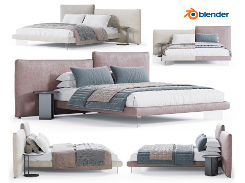 Cooper Bed By Diotti 3D Model