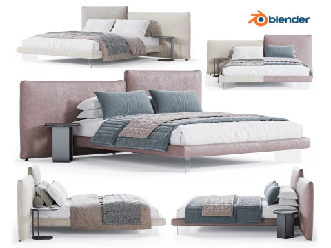 Diotti'den Cooper Yatak 3D Model