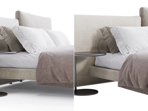 Cooper Bed By Diotti 3D Model