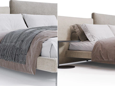 Cooper Bed By Diotti 3D Model