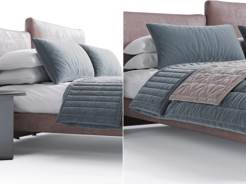 Cooper Bed By Diotti 3D Model