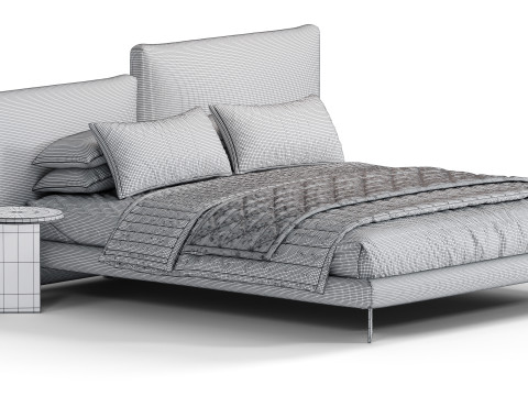 Cooper Bed By Diotti 3D Модель