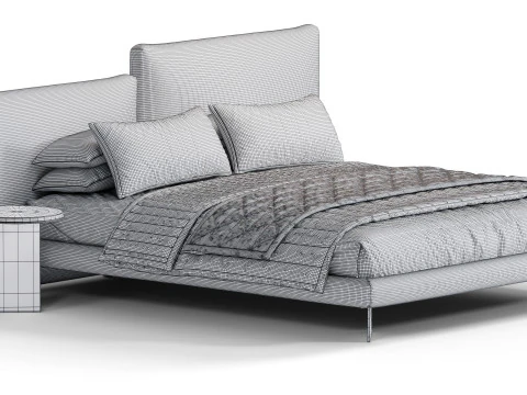 Cooper Bed By Diotti 3D Model