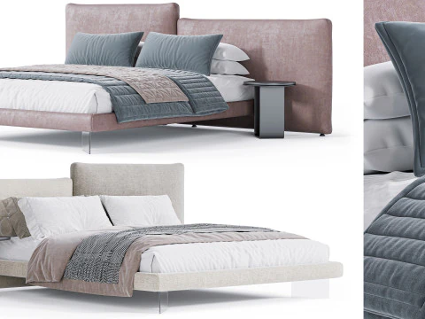 Cooper Bed By Diotti 3D Model
