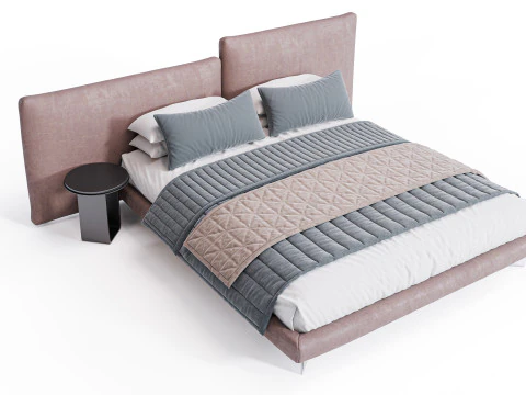Cooper Bed By Diotti 3D Model