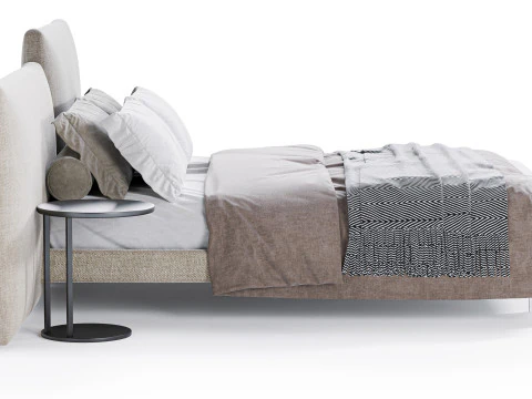 Cooper Bed By Diotti 3D Model