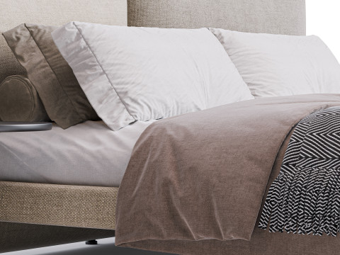 Cooper Bed By Diotti 3D Модель