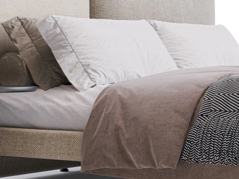 Cooper Bed By Diotti 3D Model