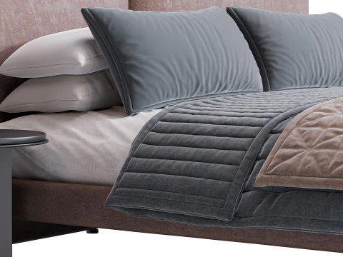 Cooper Bed By Diotti 3D Model