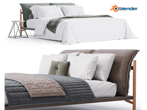 Cayman Bed By Diotti 3D Model