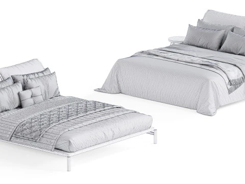 Cayman Bed By Diotti 3D Model