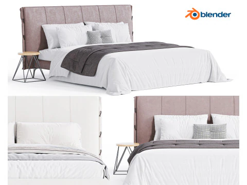 Bonaldo의 커프 베드 3D 모델
