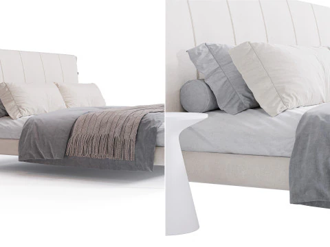Cuff Bed By Bonaldo 3D Model