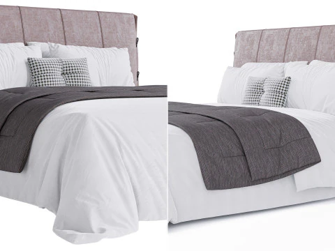 Cuff Bed By Bonaldo 3D Model