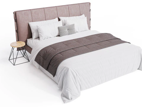 Cuff Bed By Bonaldo 3D Model