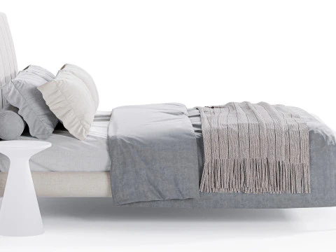 Cuff Bed By Bonaldo 3D Model