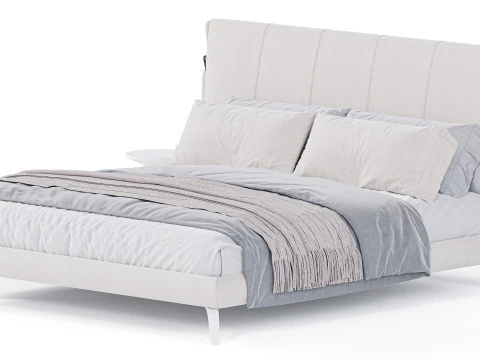 Cuff Bed By Bonaldo 3D Model