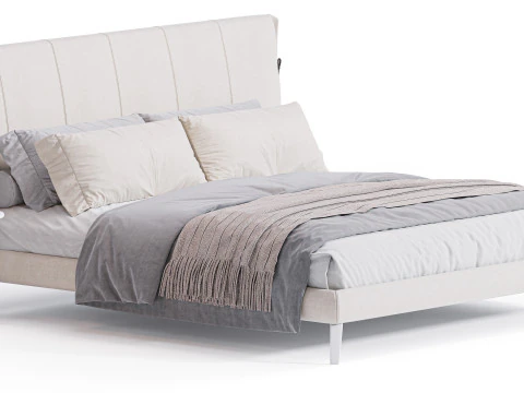 Cuff Bed By Bonaldo 3D Model