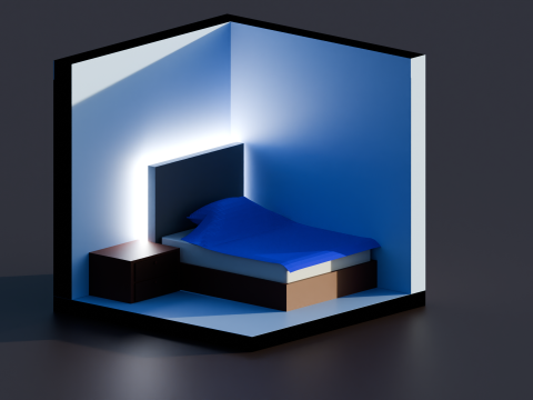Bed 3D Модель