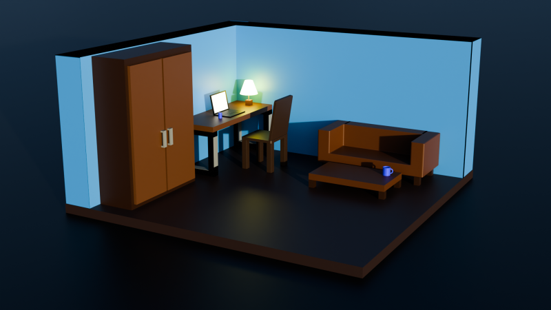Room 3Dモデル .c4d .max .obj .3ds .fbx .stl .blend