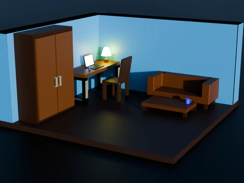 Комната 3D Модель