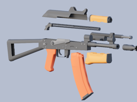 AKS-74U 3Dモデル
