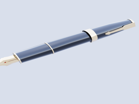 Parker pen 3D 모델
