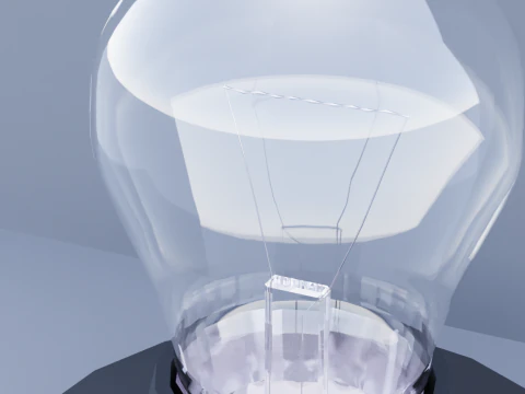 L&aacute;mpara est&aacute;ndar Modelo 3D