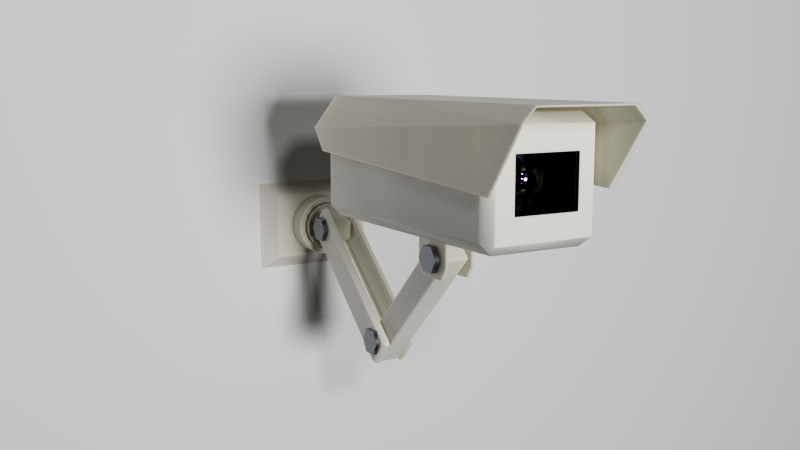 Surveillance camera 3Dモデル .c4d .max .obj .3ds .fbx .stl .blend 
