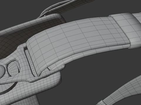 Gas mask with filter 3D Model